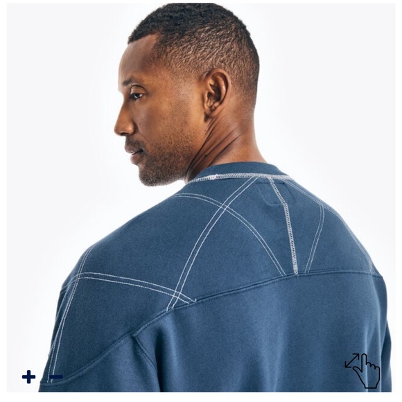 NAUTICA JEANS CO. CREWNECK SWEATSHIRT - Picture 3 of 13